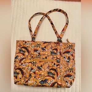 Vera Bradley French Hens Large Tote- Like New, Carried Once